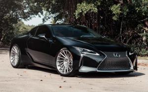 Lexus LC500 Obsidian on Vossen Wheels (VPS-305T) 2019 года